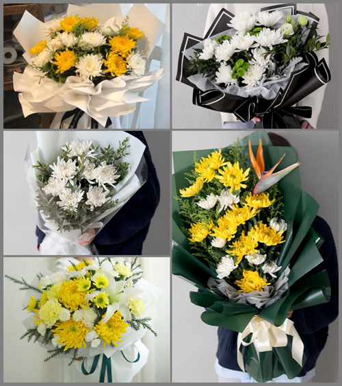 广东韶关市仁化县丹霞街道白事花束代送